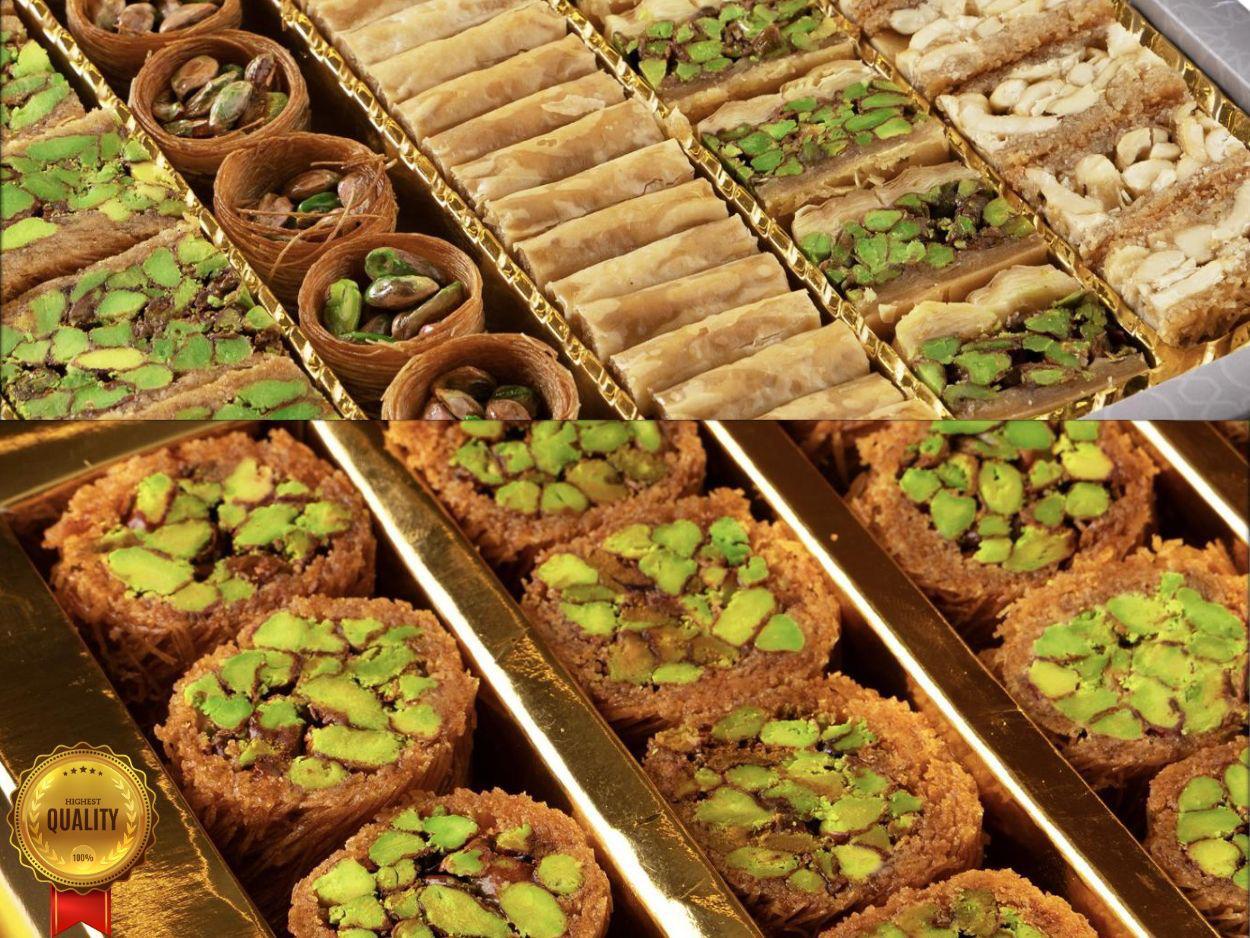 Pistachio Mabroumeh (700g) مبرومة بالفستق الحلبي