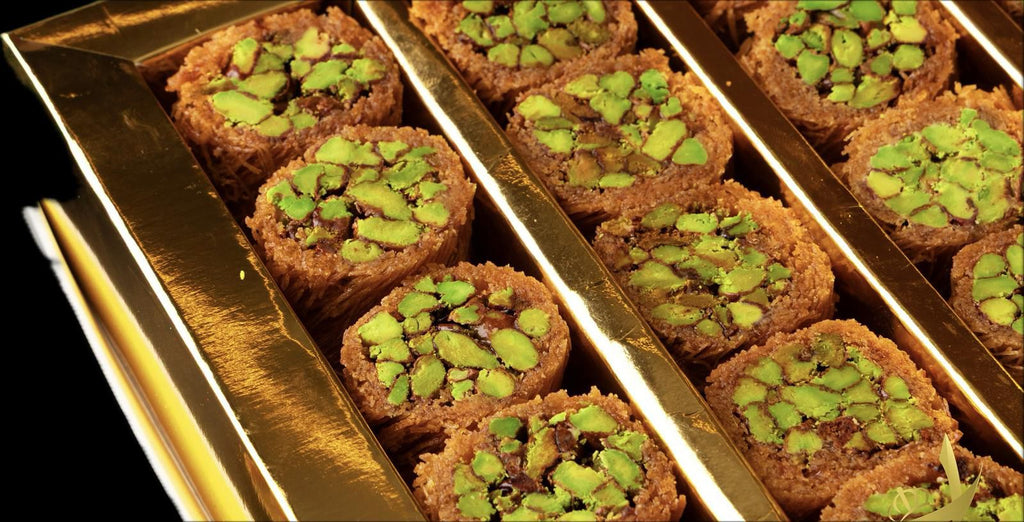 Pistachio Mabroumeh (700g) مبرومة بالفستق الحلبي
